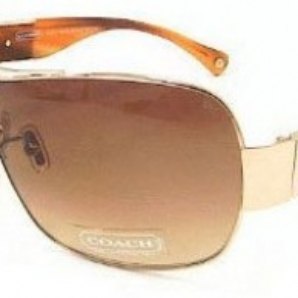 Coach Gold Tortoise Sunnies